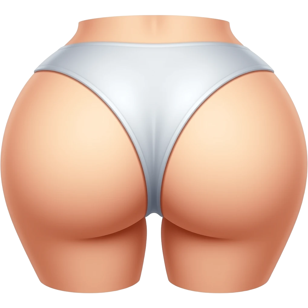 Make cute booty emoji