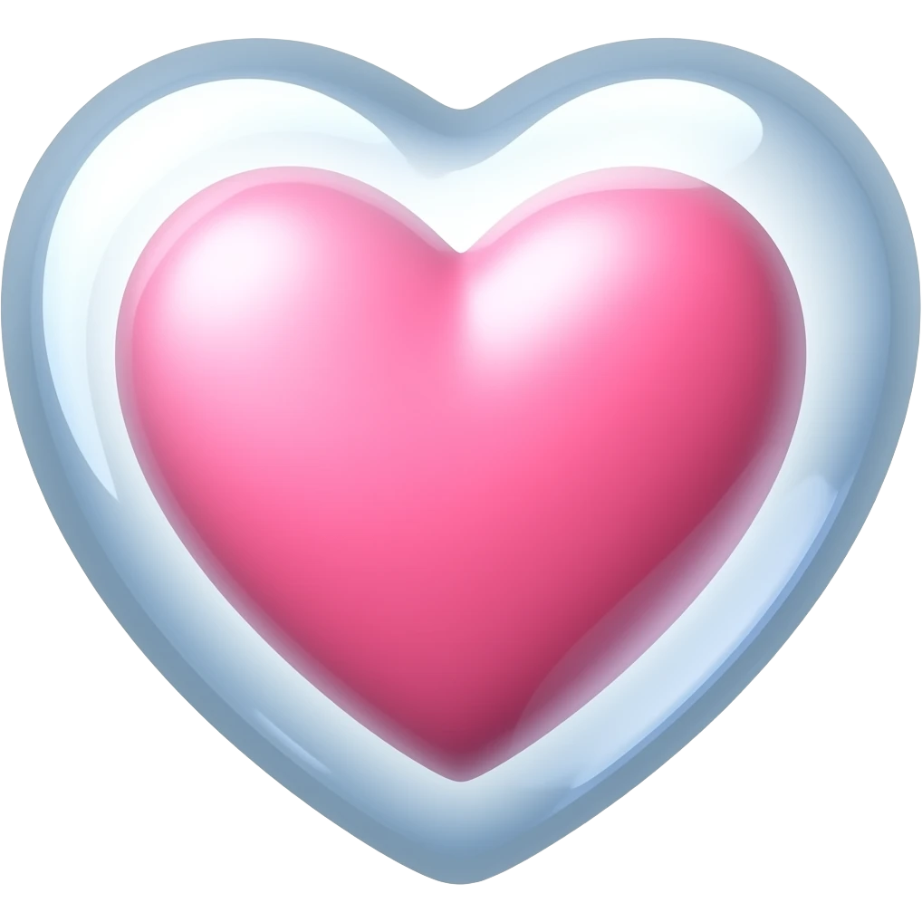 corazon dentro de burbuja emoji