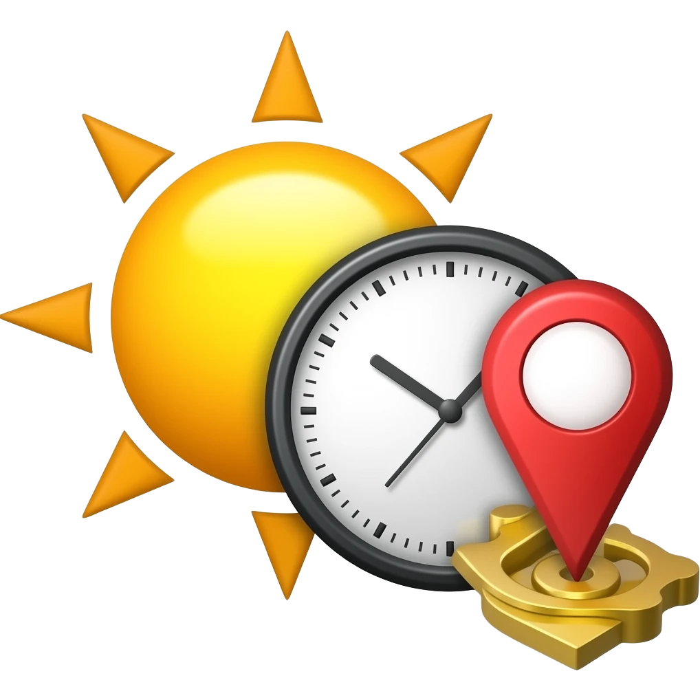 icono dia hora lugar emoji