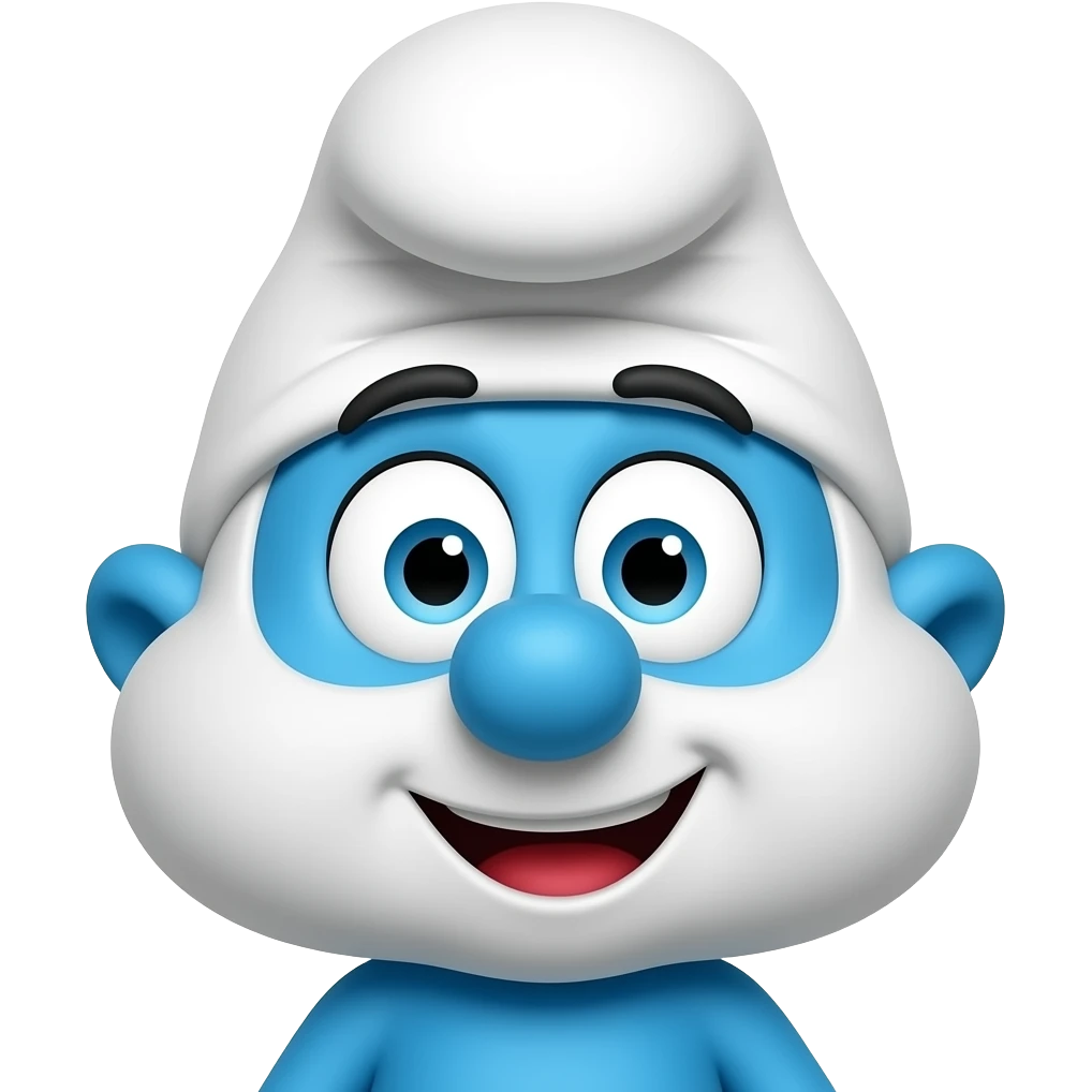 Smurf emoji