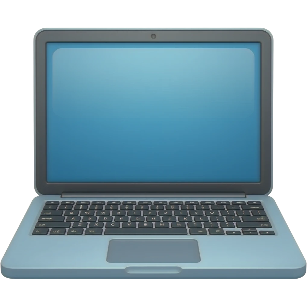 cute blue macbook emoji