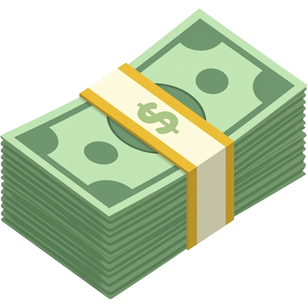 Dollars emoji