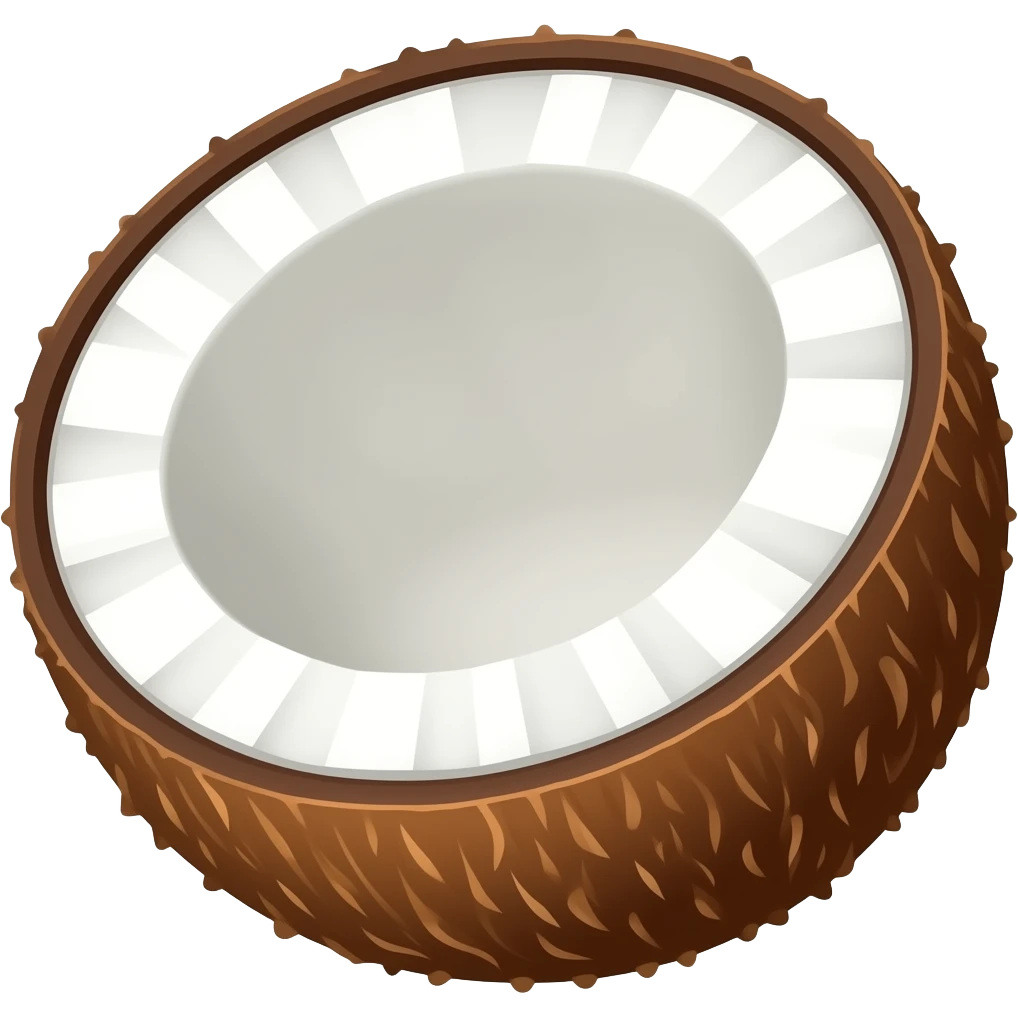 Coconut emoji