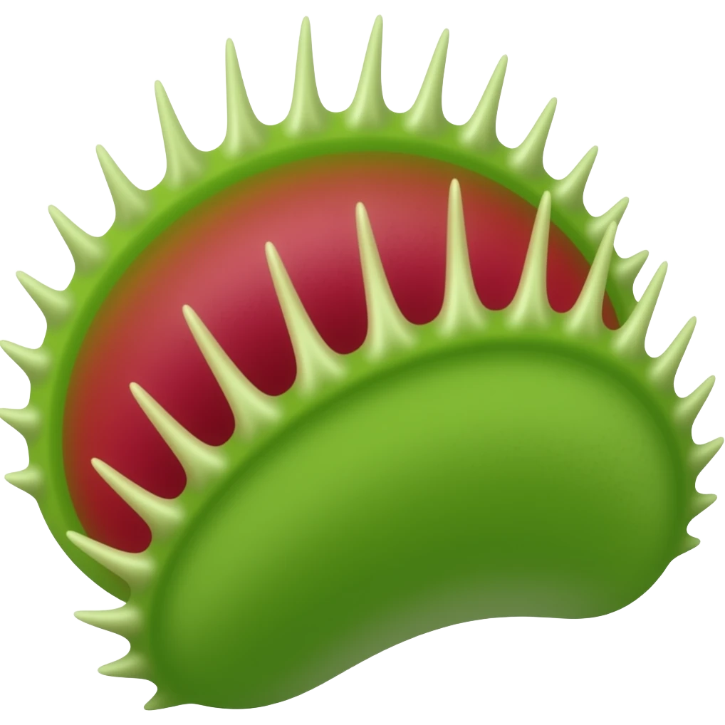 Venus atrapamoscas emoji