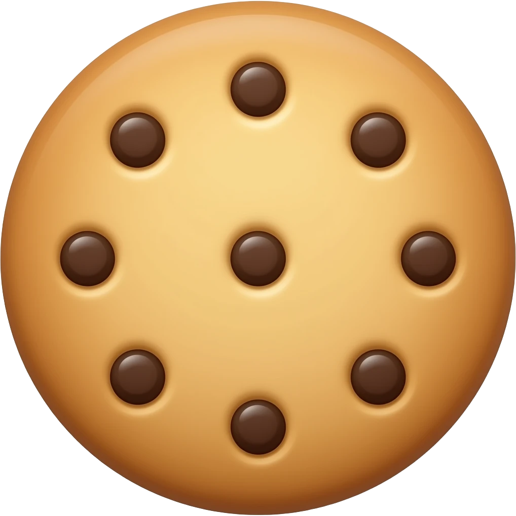 Jam cookie emoji