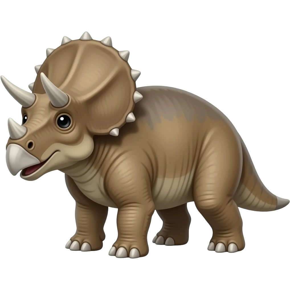 Triceratops emoji