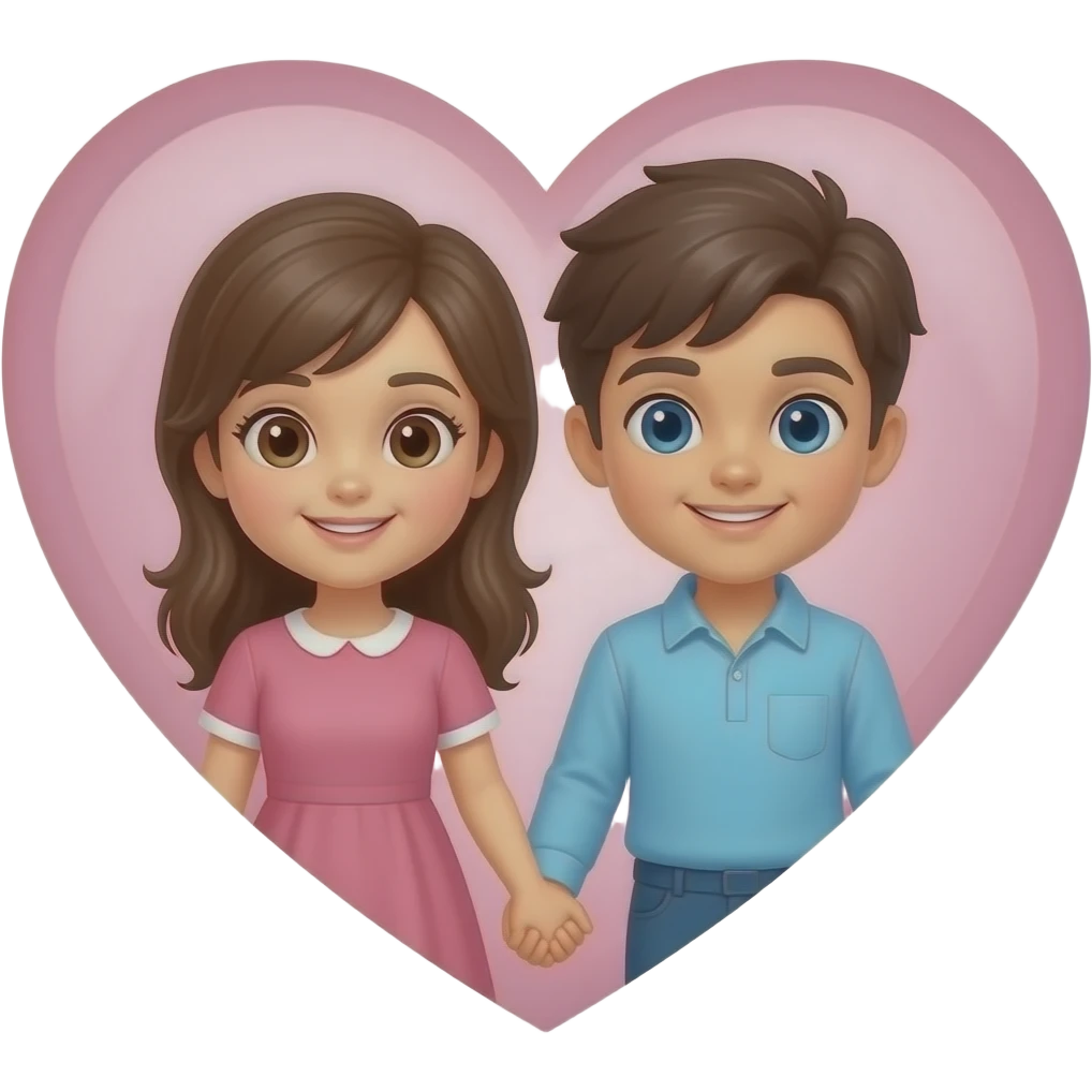 BFFs in a heart emoji