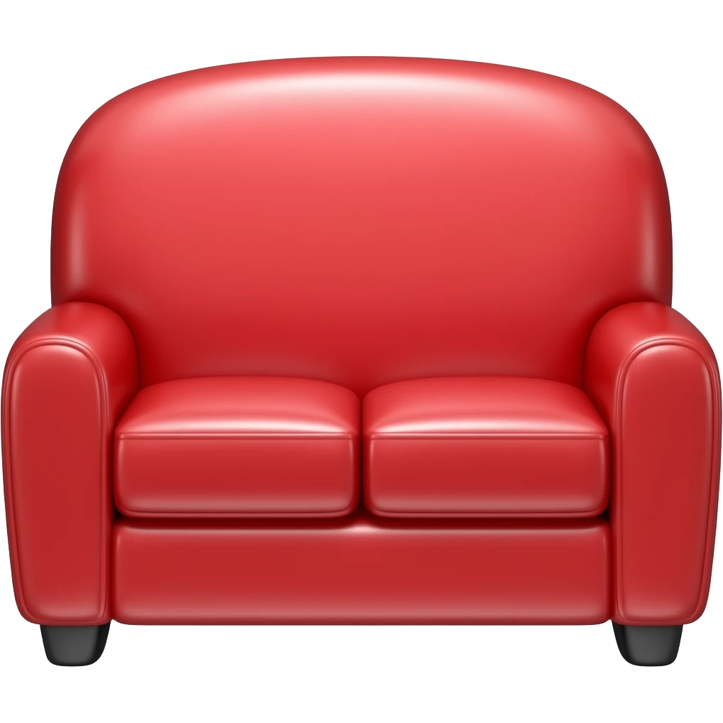 red 2 seater couch emoji