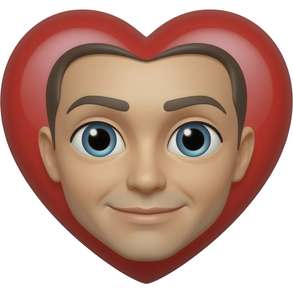 Puedes quitar el corazoncito de la cara emoji