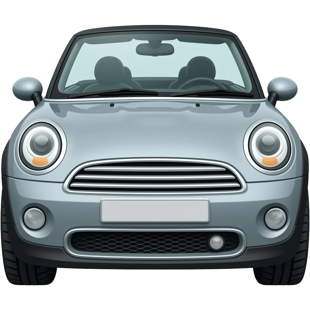 Mini Cabrio Grigia emoji