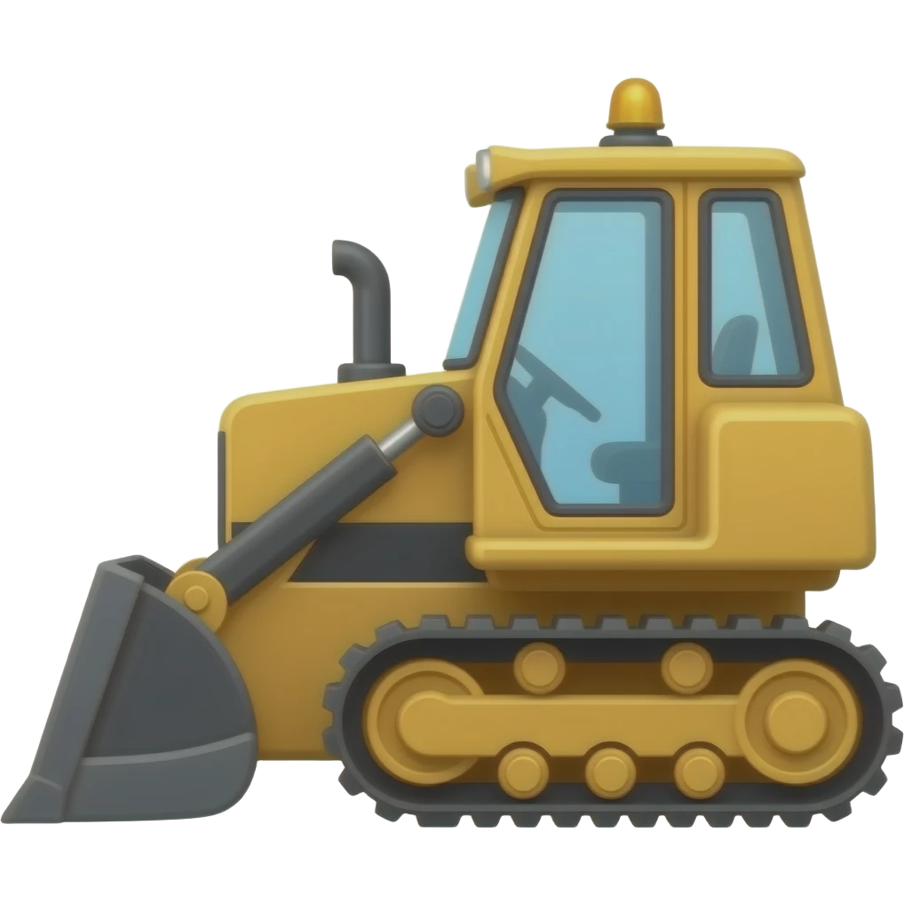 Bulldozer emoji