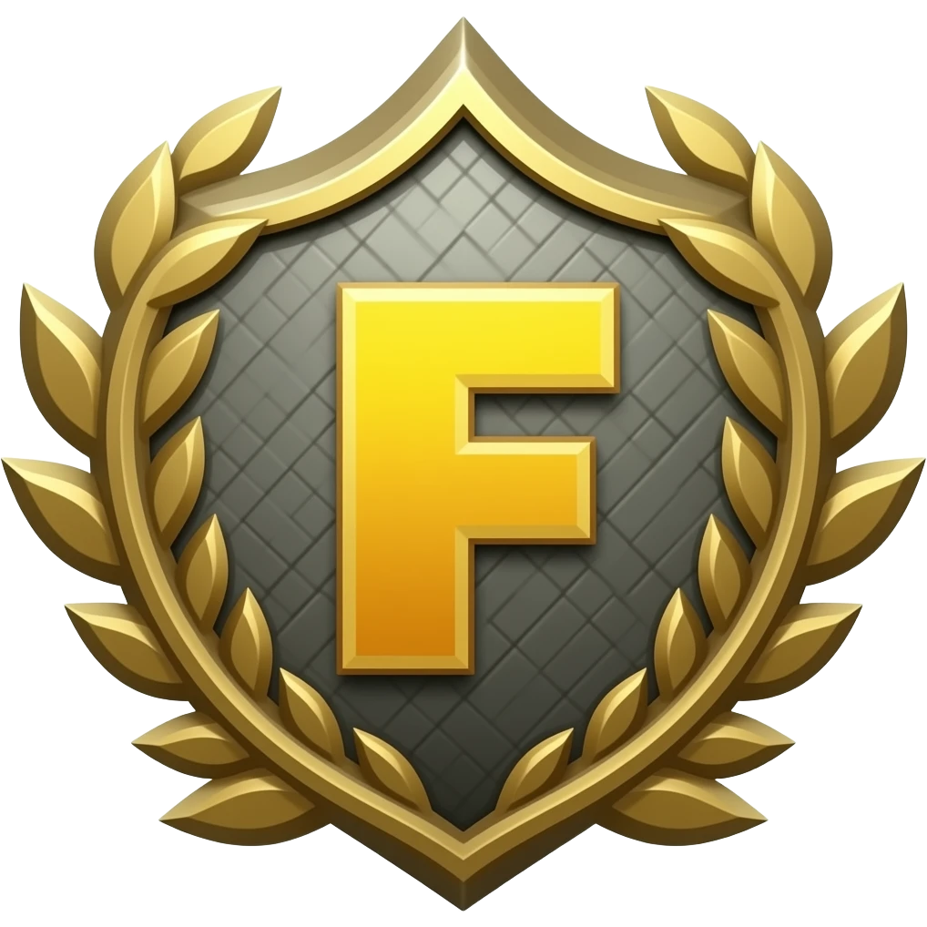 Free fire V badge to insert in the text emoji