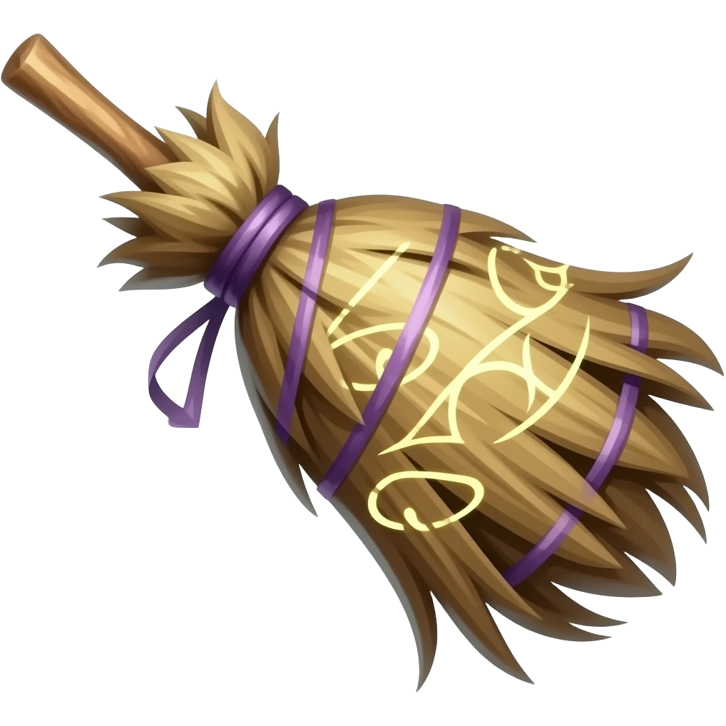 witches broom magic, just the broom emoji