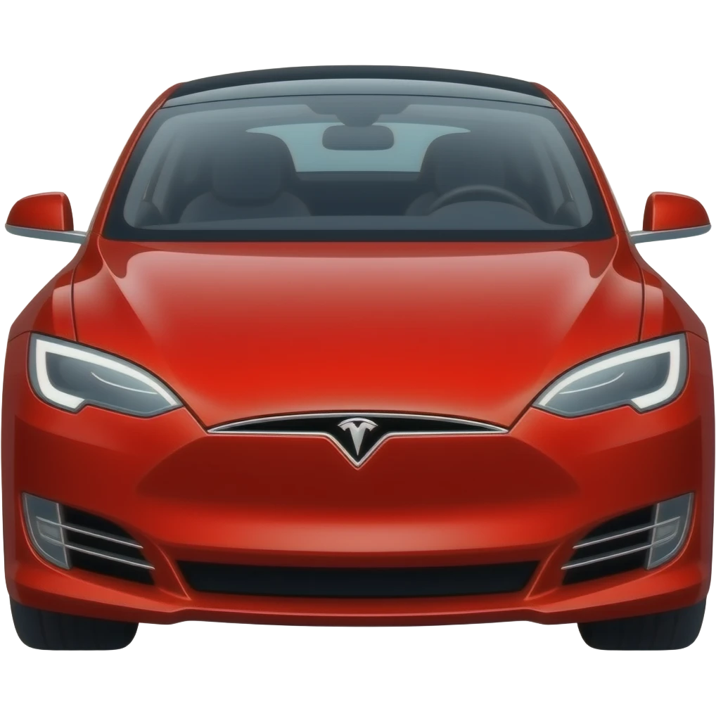 tesla rojo emoji