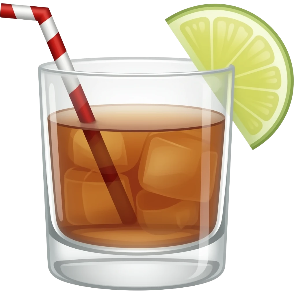 Sidecar cocktail emoji