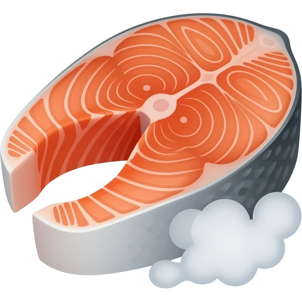 Raw fish steak emoji