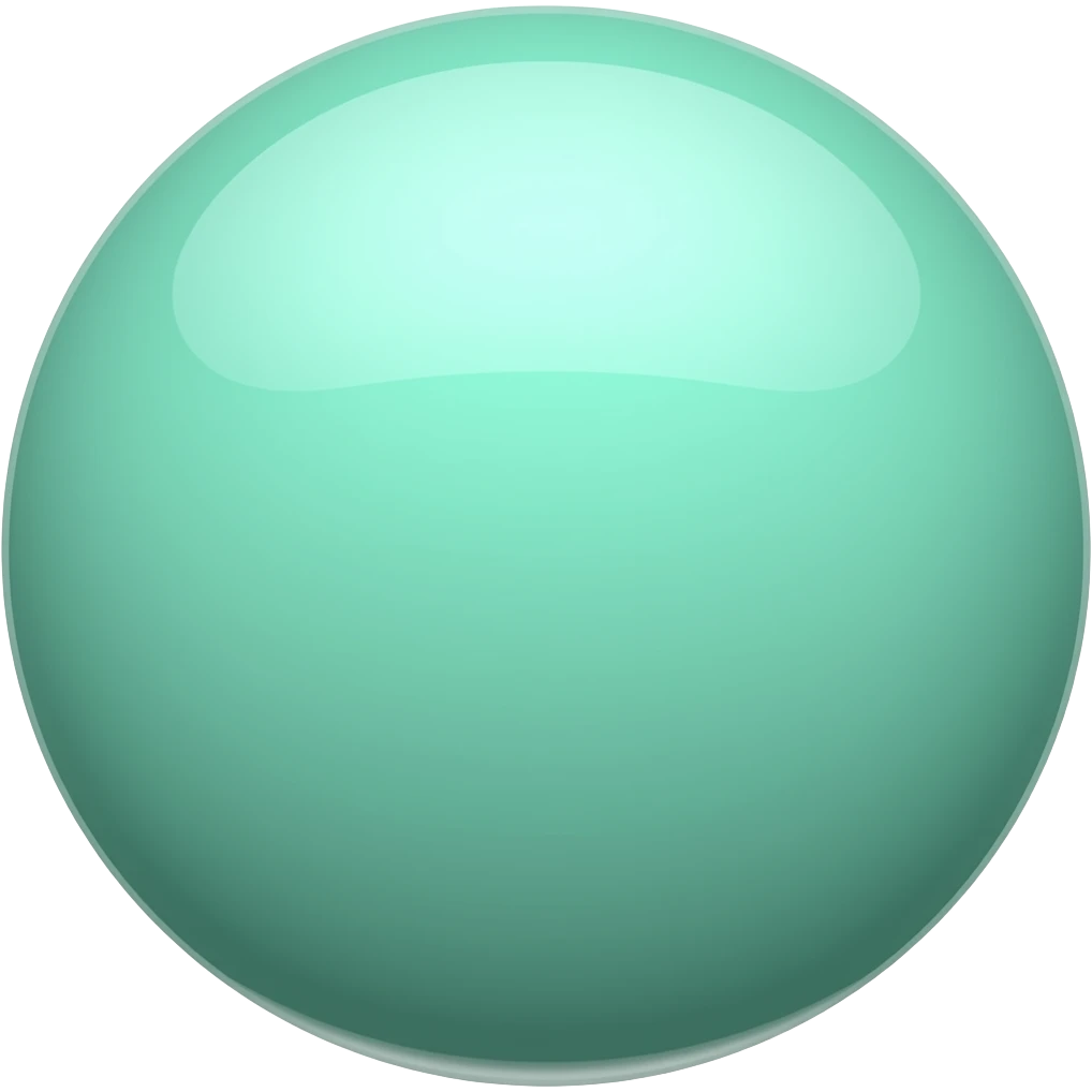 Mint green emoji