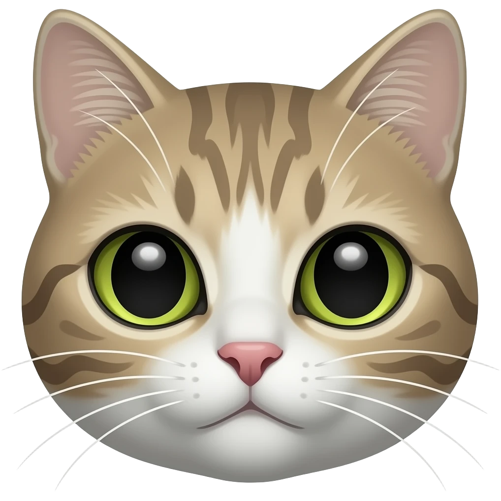 alien cat head emoji