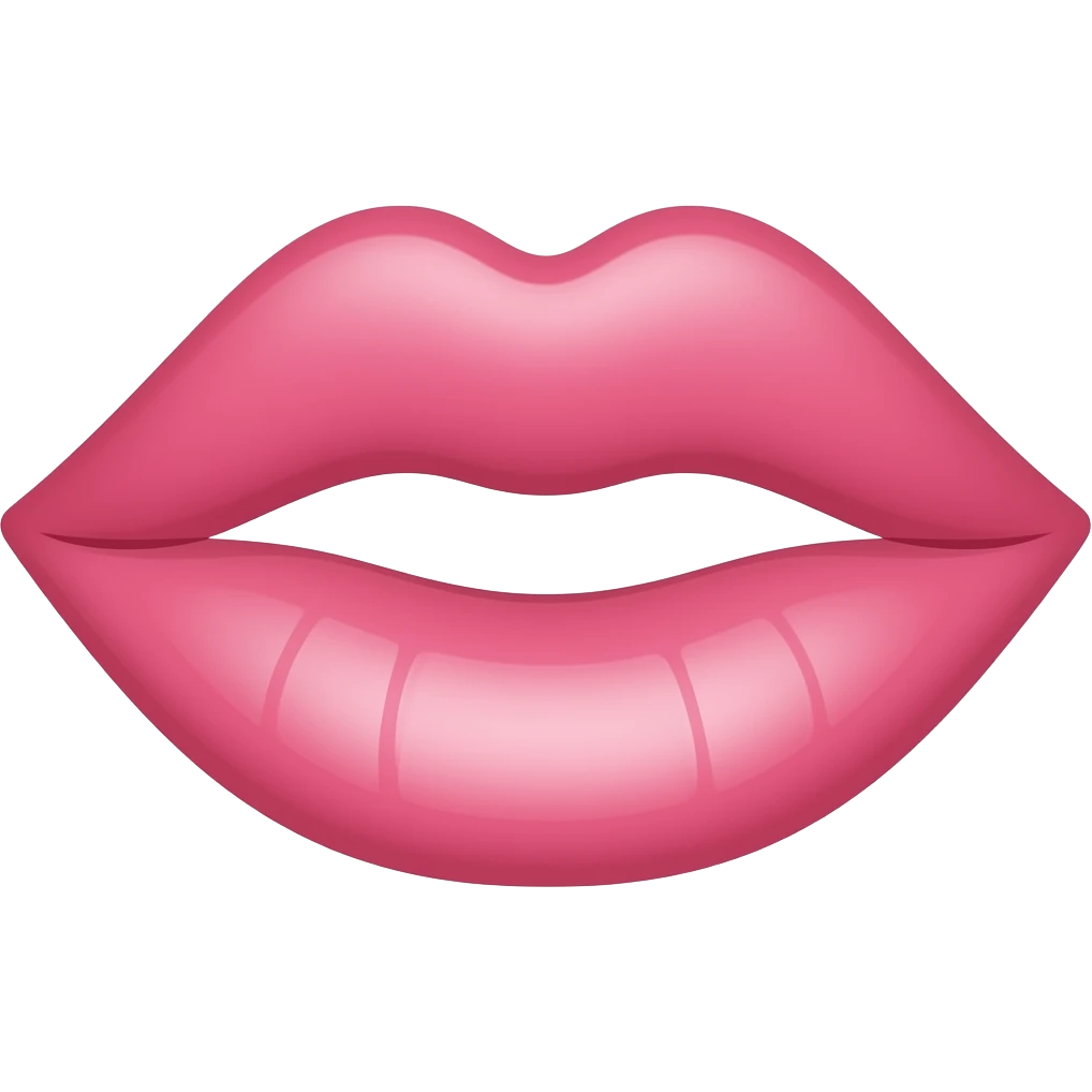 Bacio rosa emoji