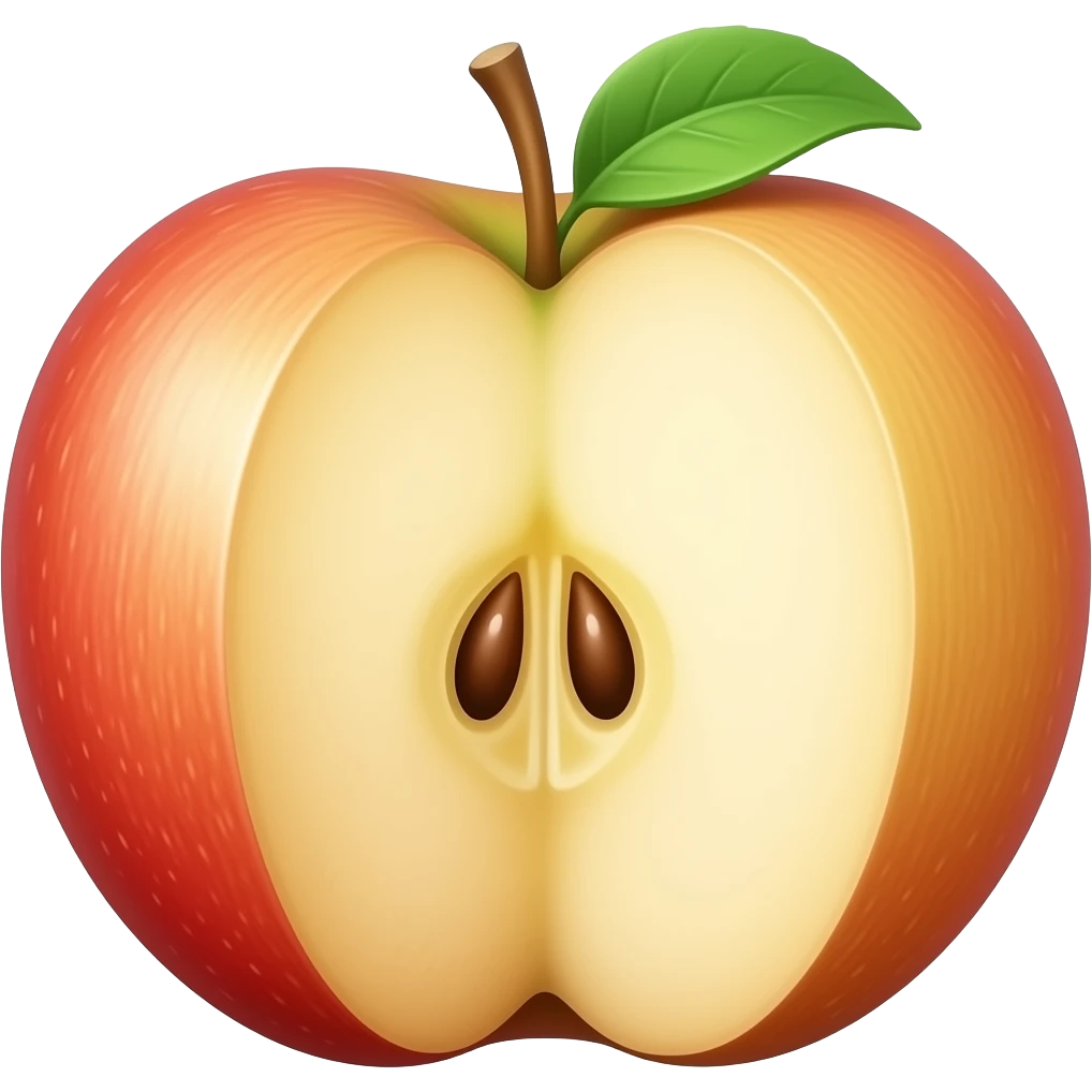 A is for Apple emoji