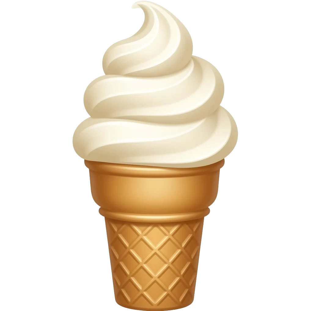 Vanilla cartoon emoji
