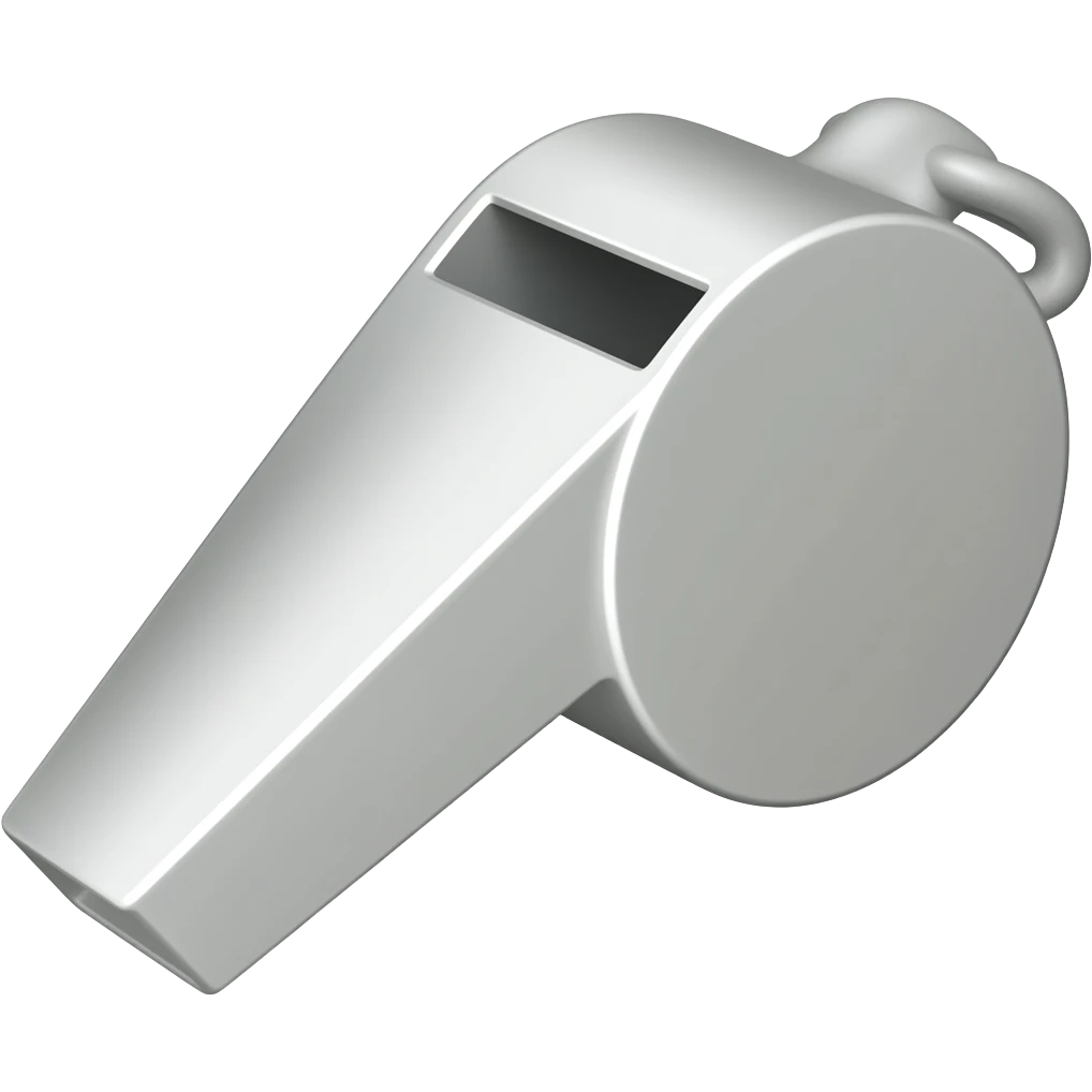 WHISTLE emoji