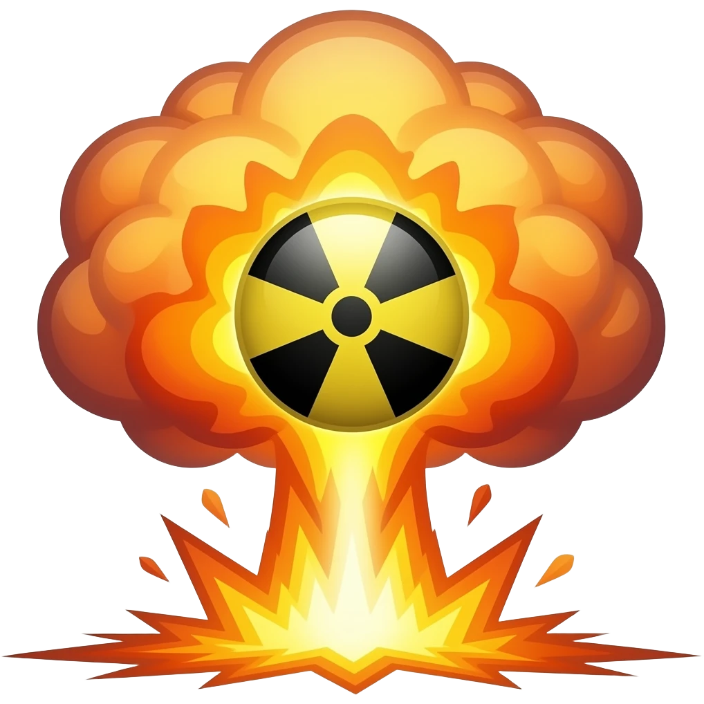 Nuclear explosion emoji