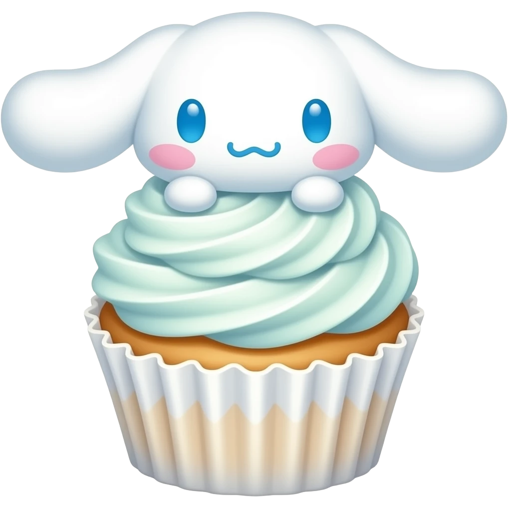 Cinnamoroll cupcake by sanrio emoji