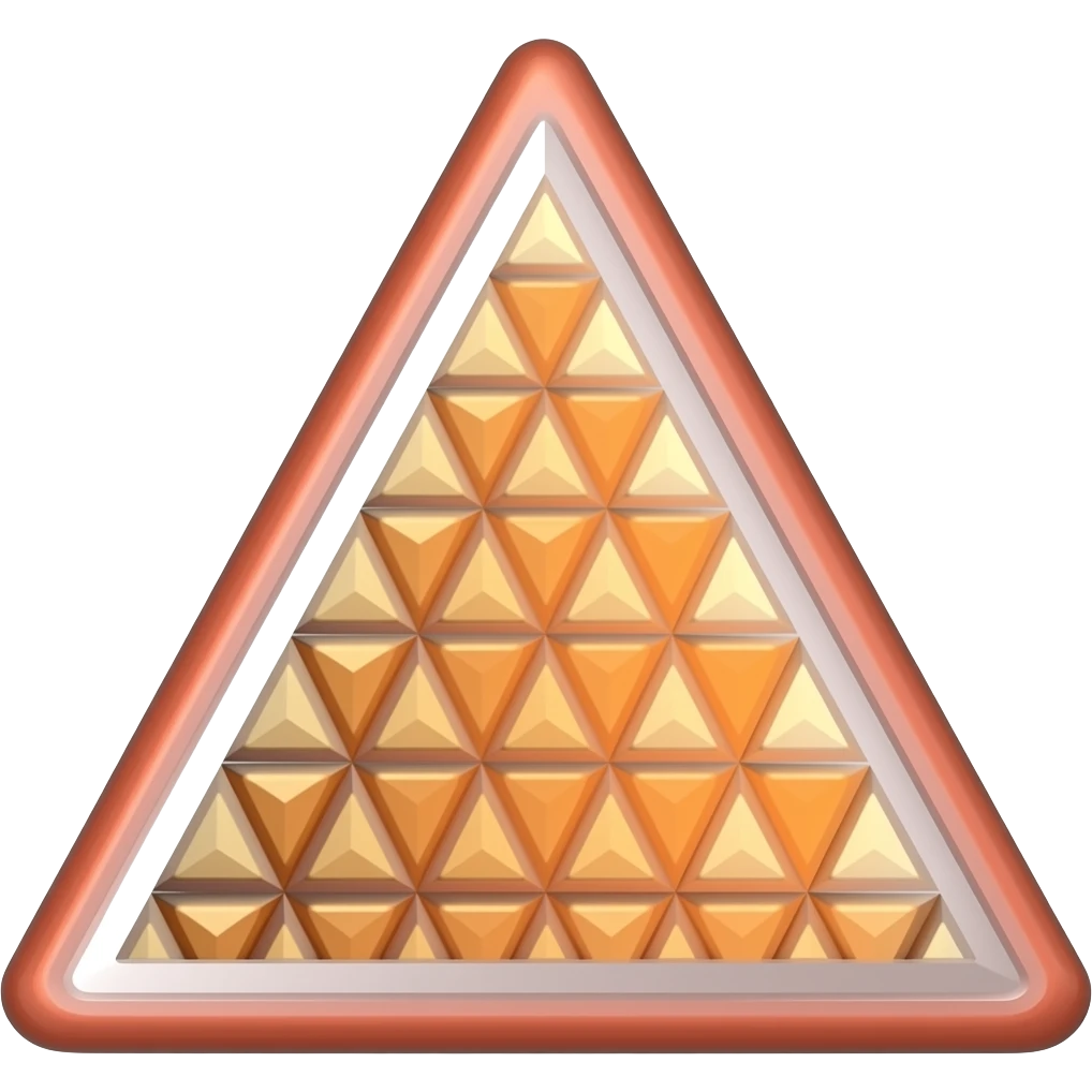 Marca-texto triangular emoji