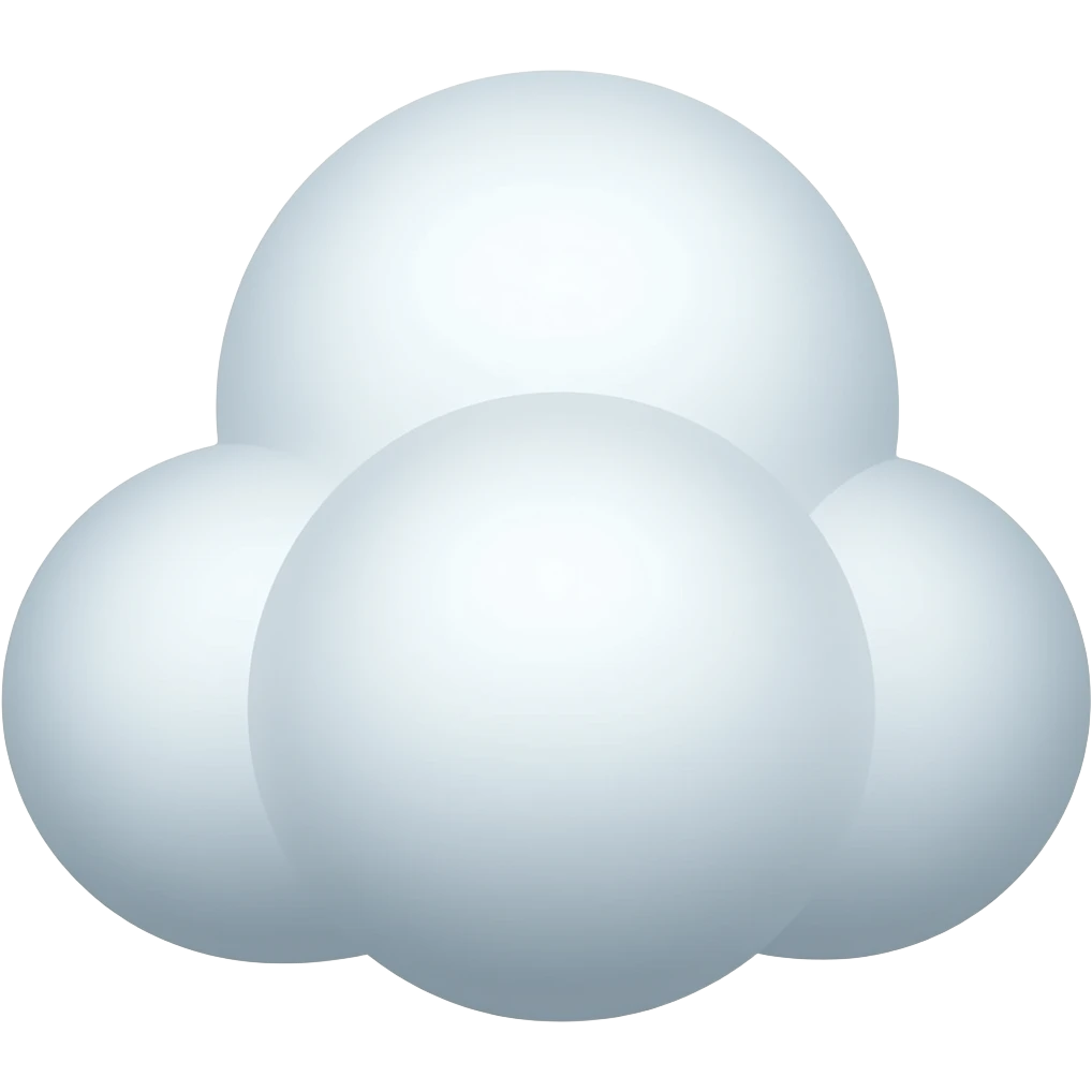 a cloud emoji