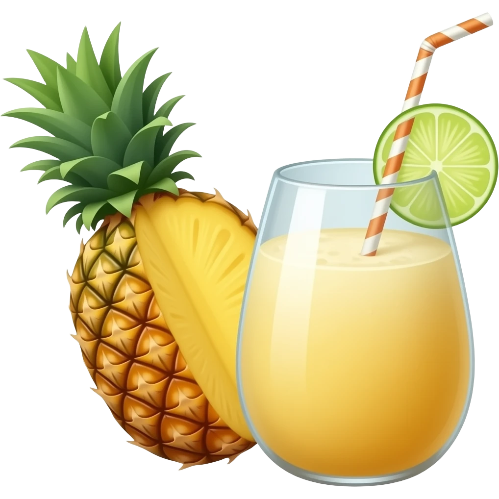 pixel pinacolada emoji
