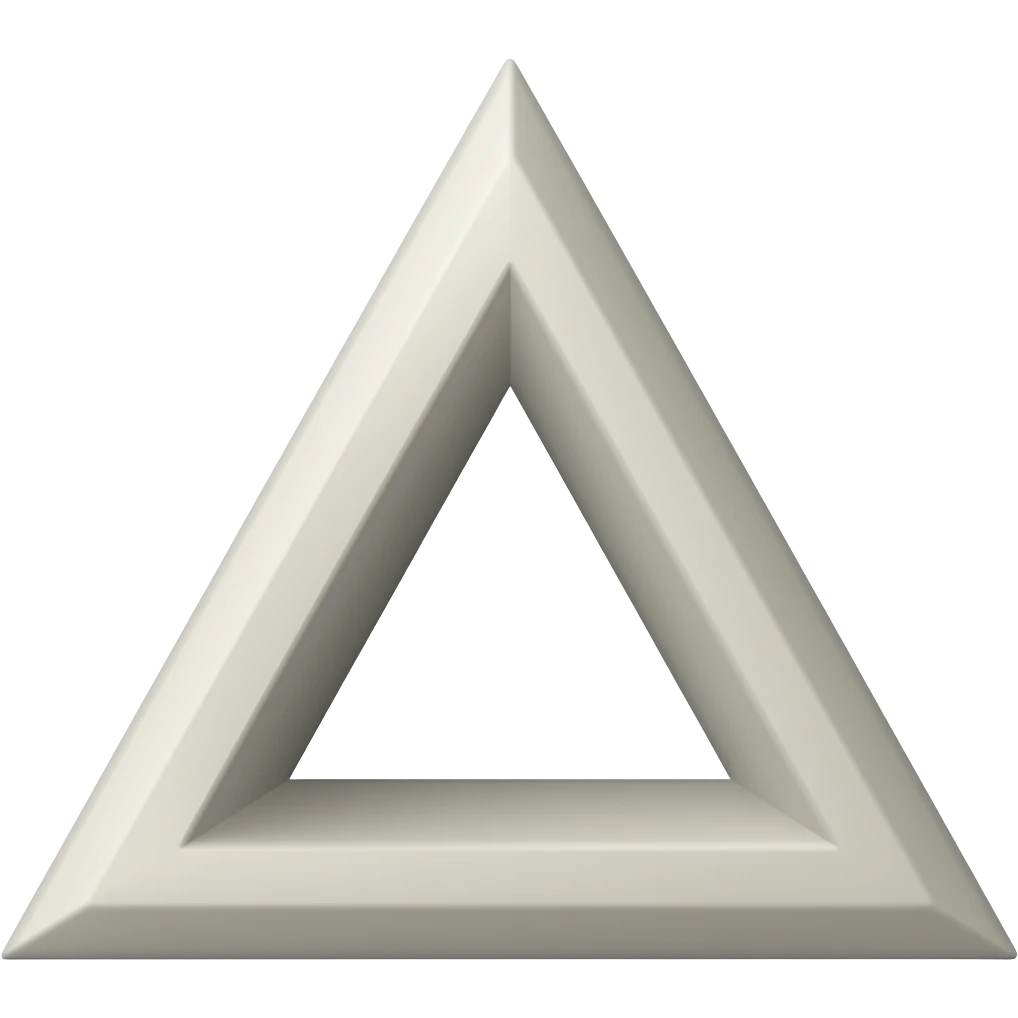 Isometric triangle emoji