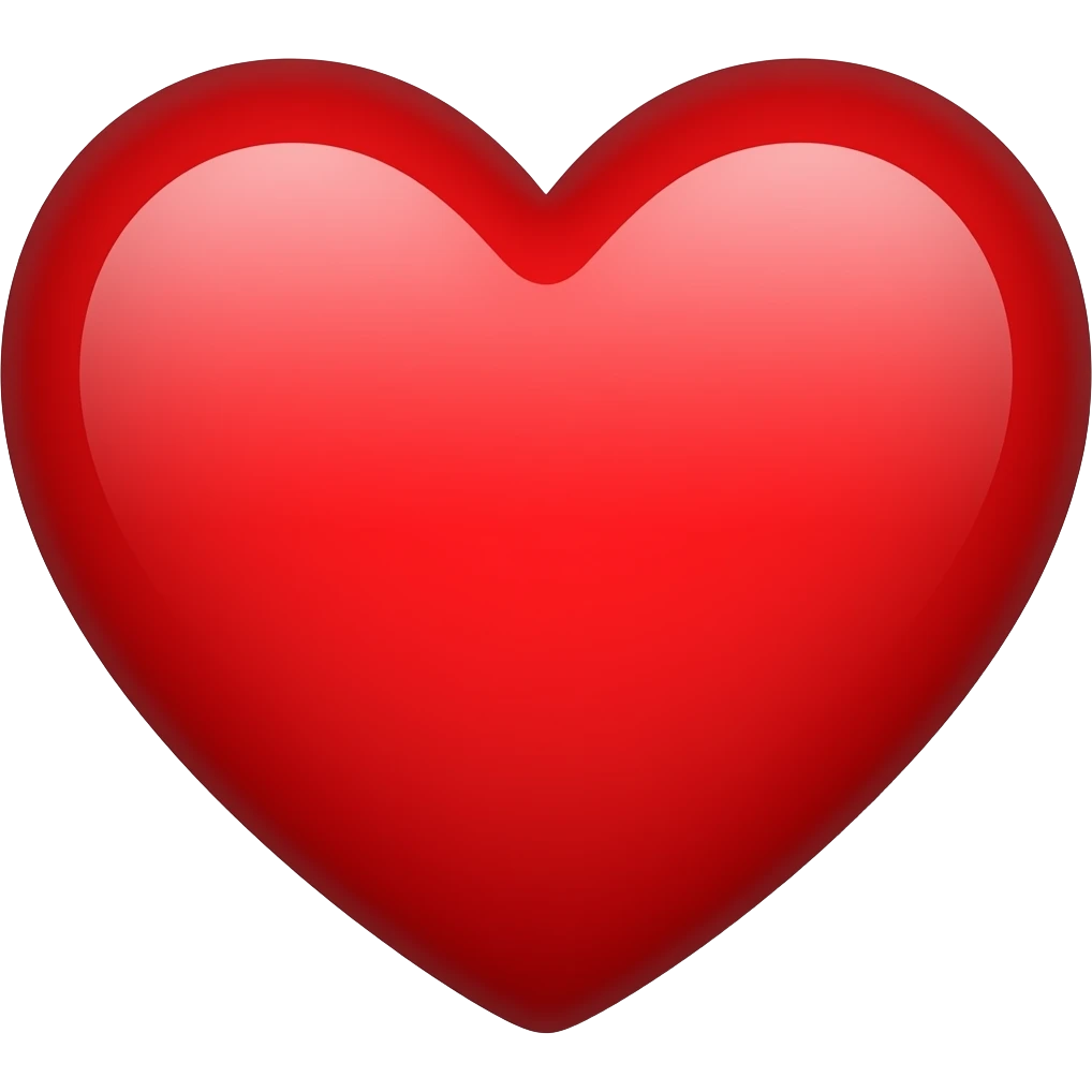 Red heart emoji