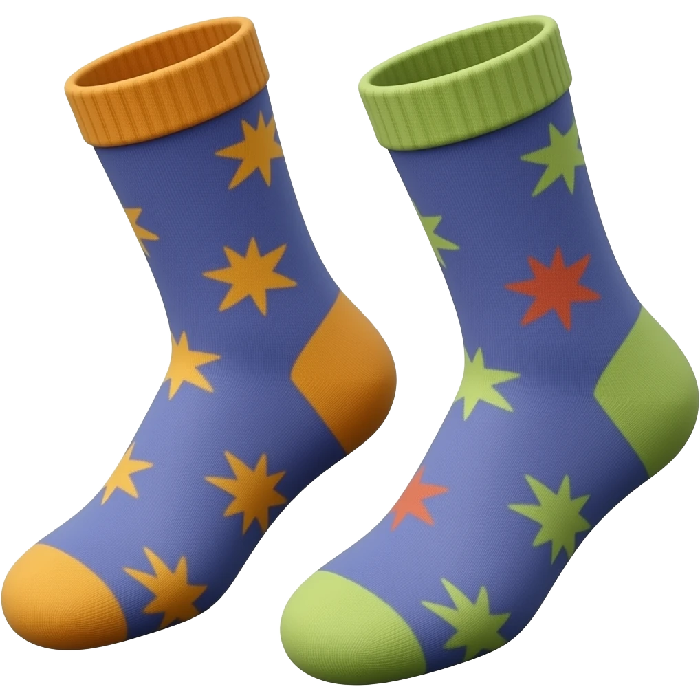 crazy socks emoji