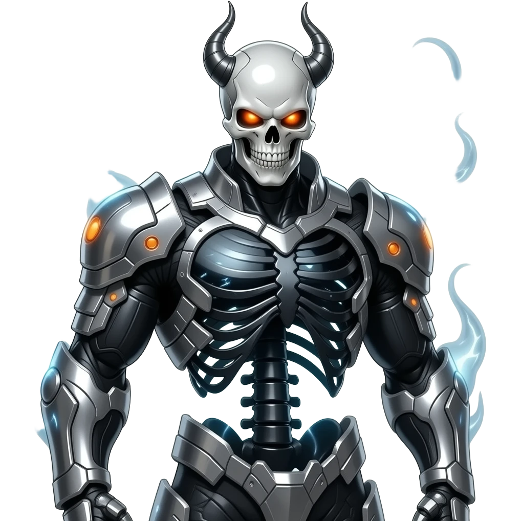 Shiny Futuristic Badass Demonic Spectral Dusky Spooky Skull-faced Cool Hot Stylish Handsome Alien-Salandit-Darkrai-Genesect-Fakémon-fusion (full body) emoji
