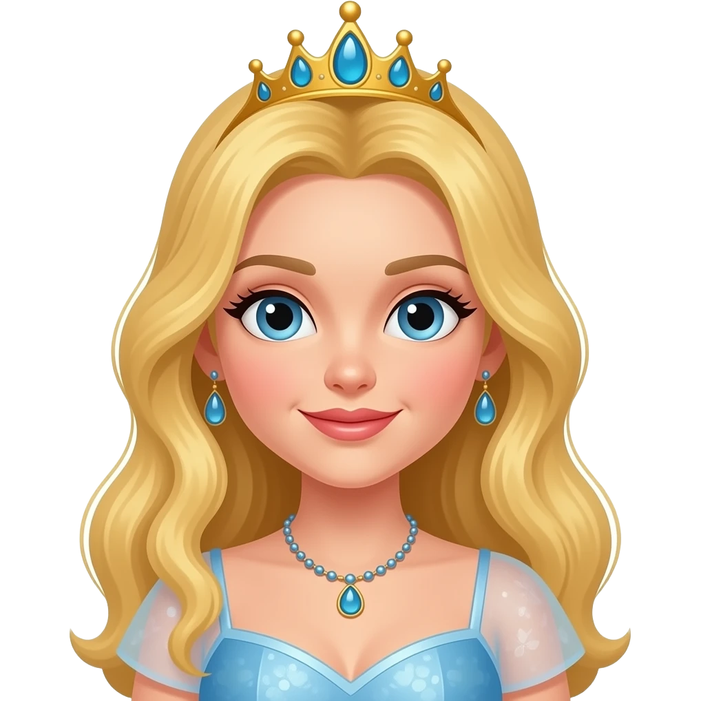 Beach princess emoji