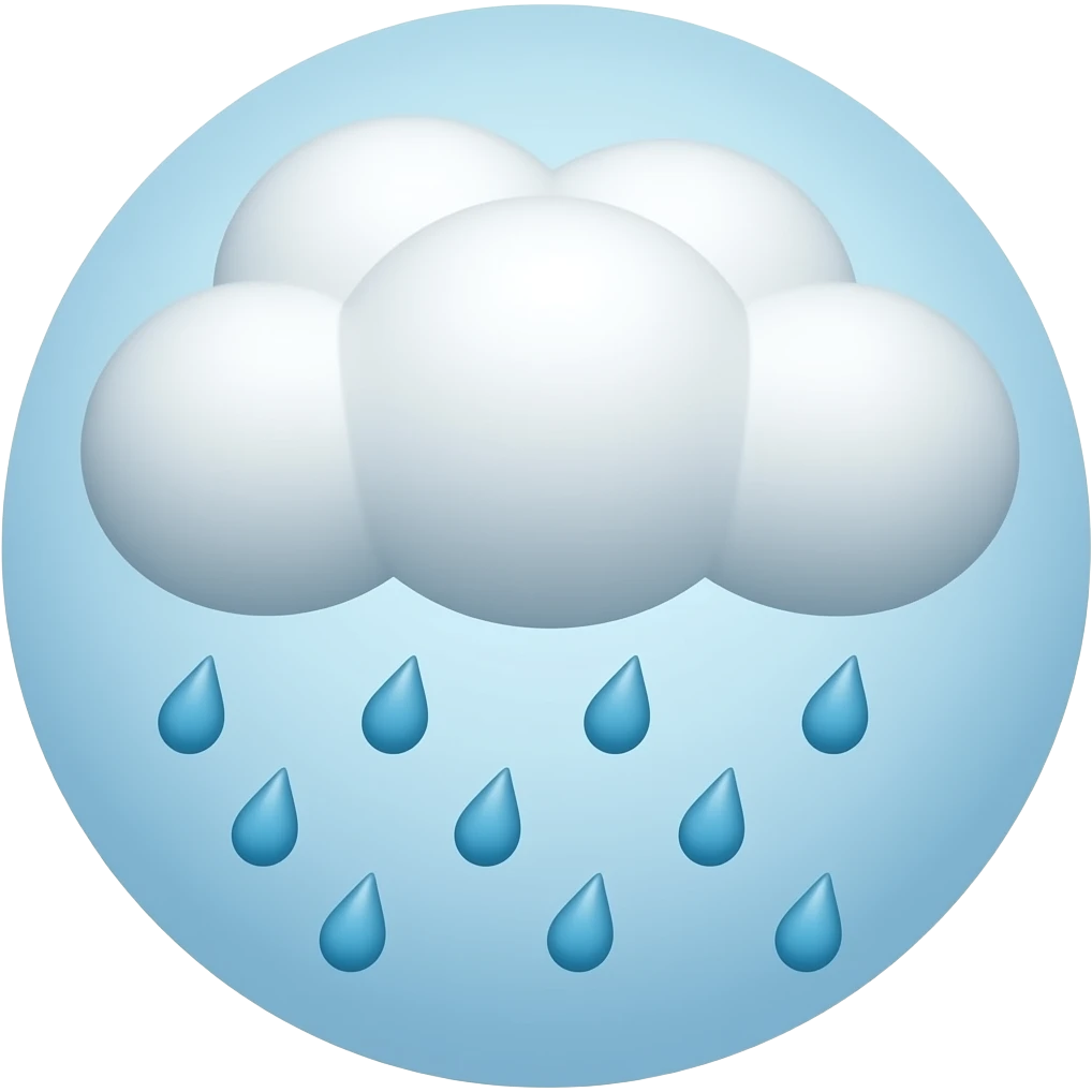 rain emoji
