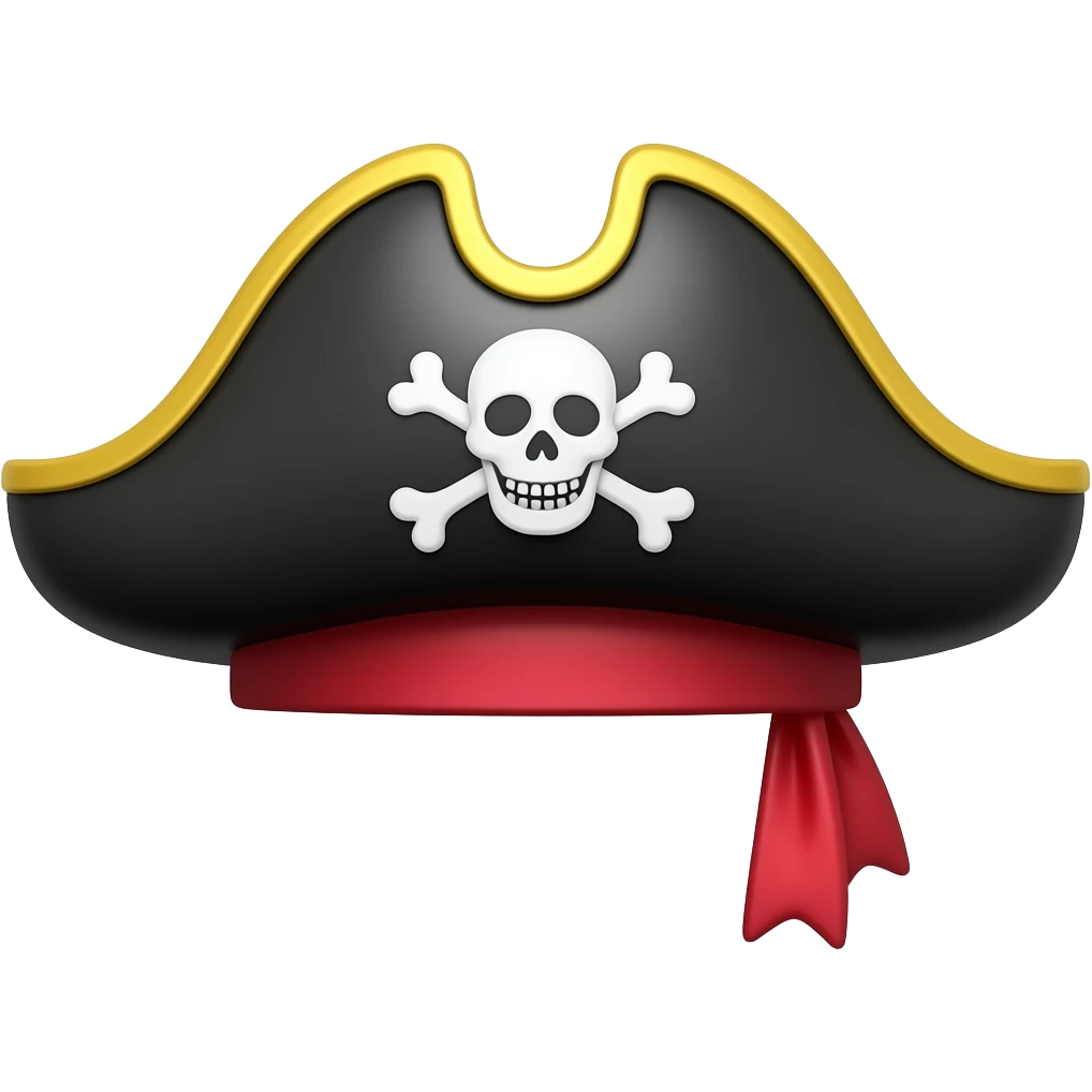 pirate hat emoji