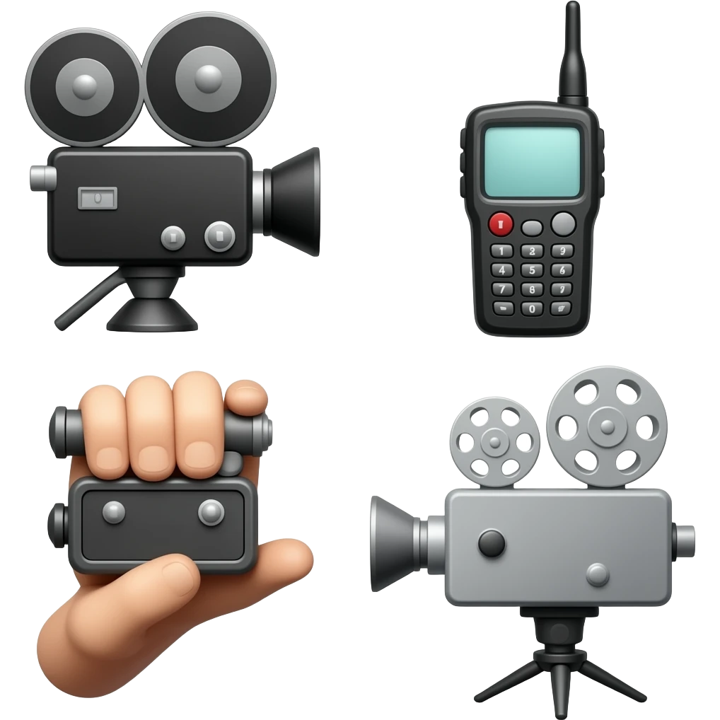 🎥📟📹📽️ emoji