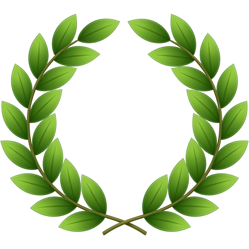 Laurel wreath emoji