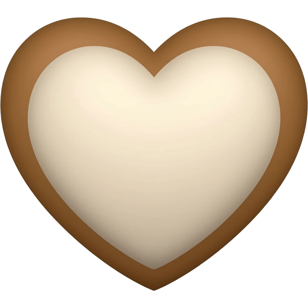 Necesito combinar estos dos corazones 🤎🤍 solo los colores emoji