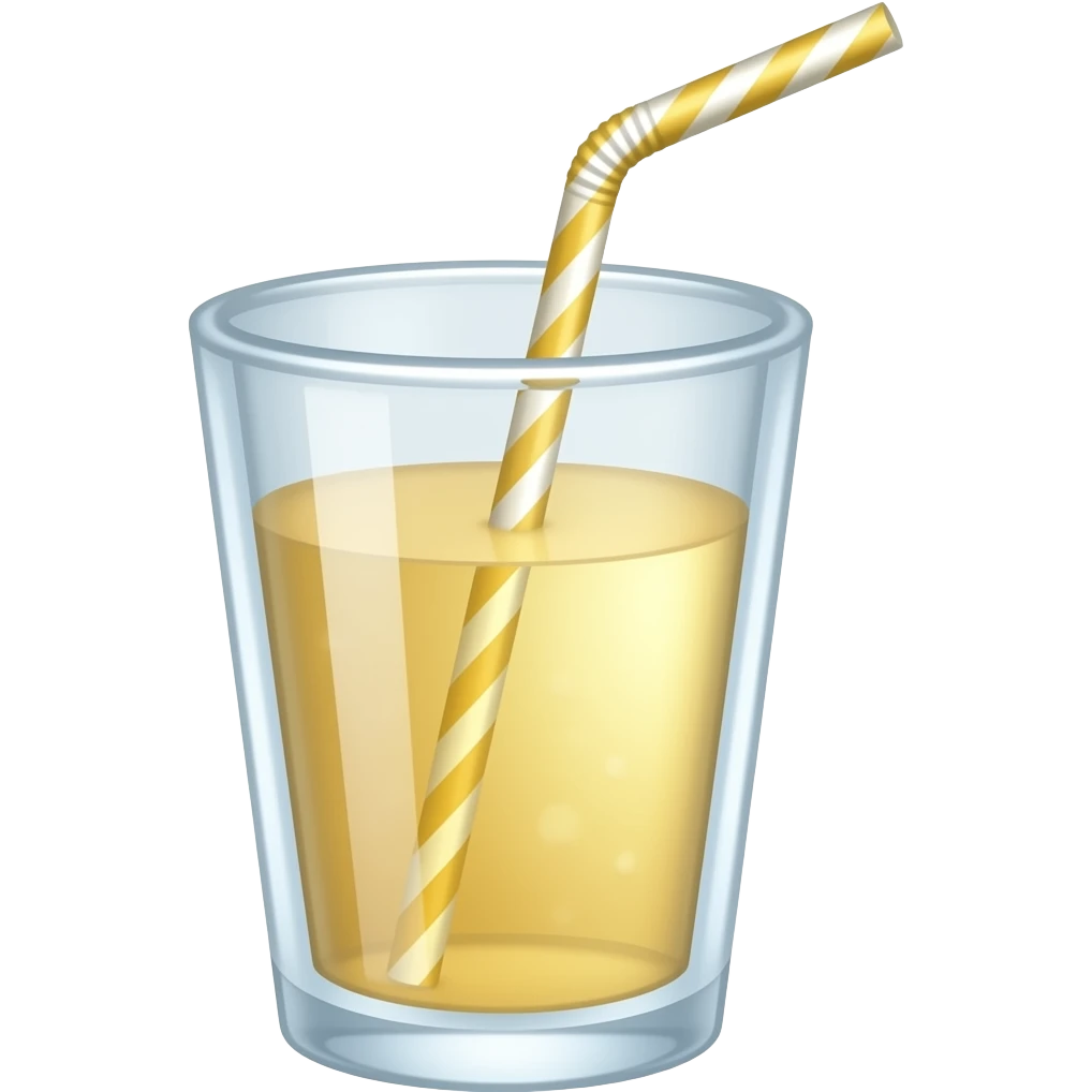 drinking straw emoji