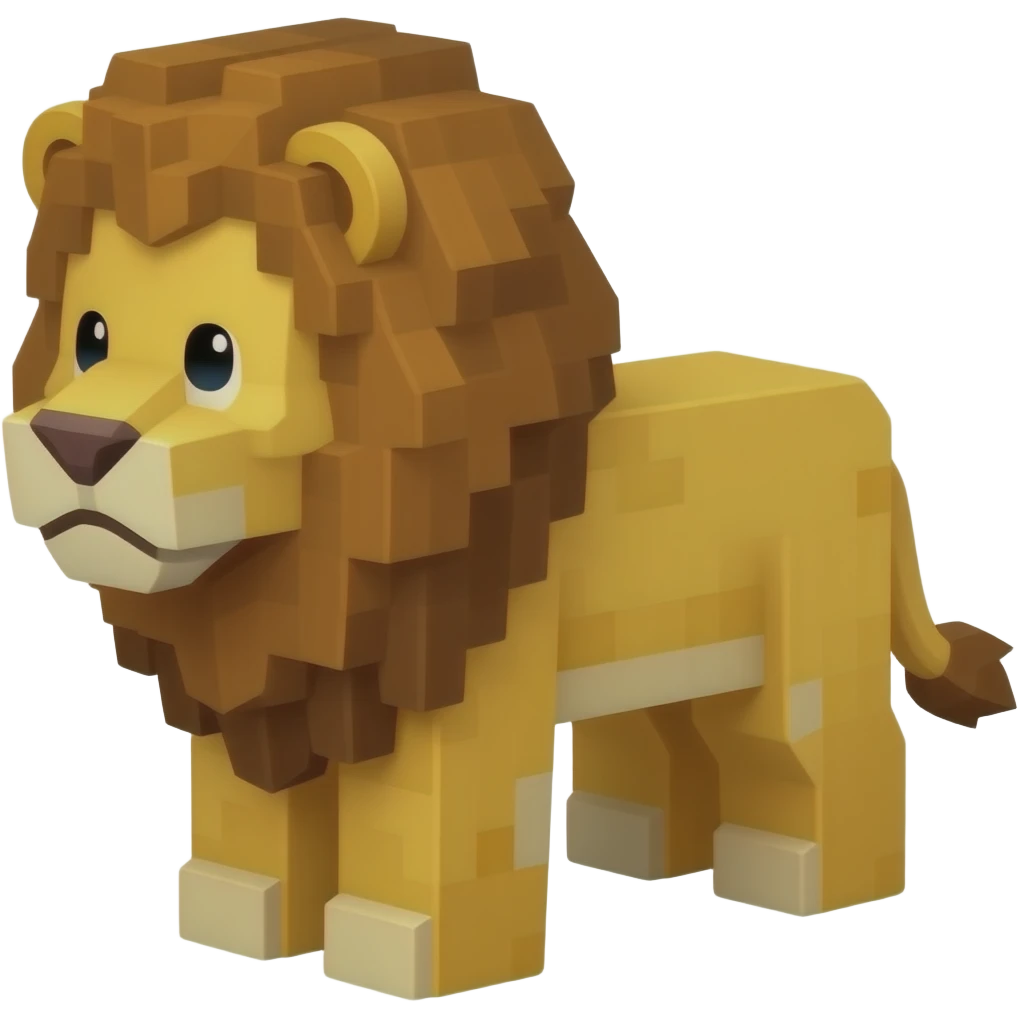 Lion minecraft emoji