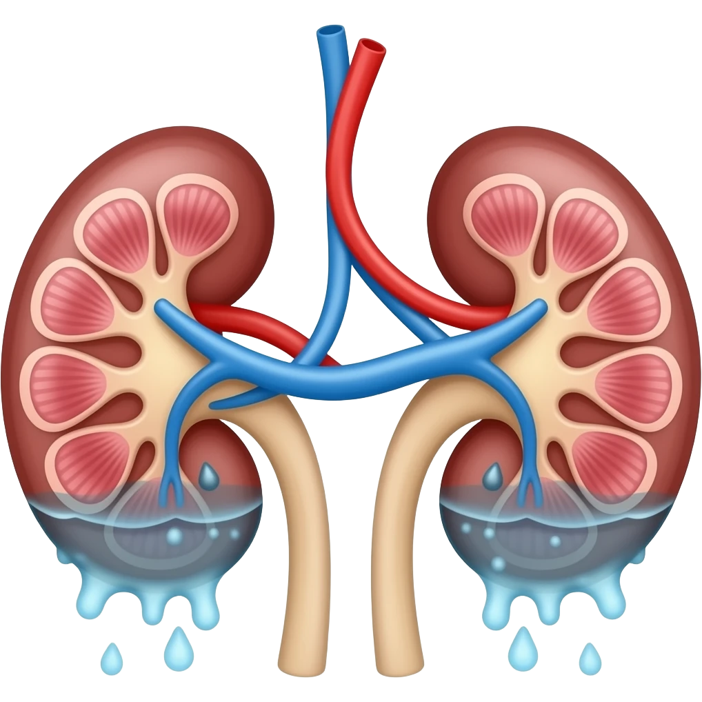 kidneys process water emoji