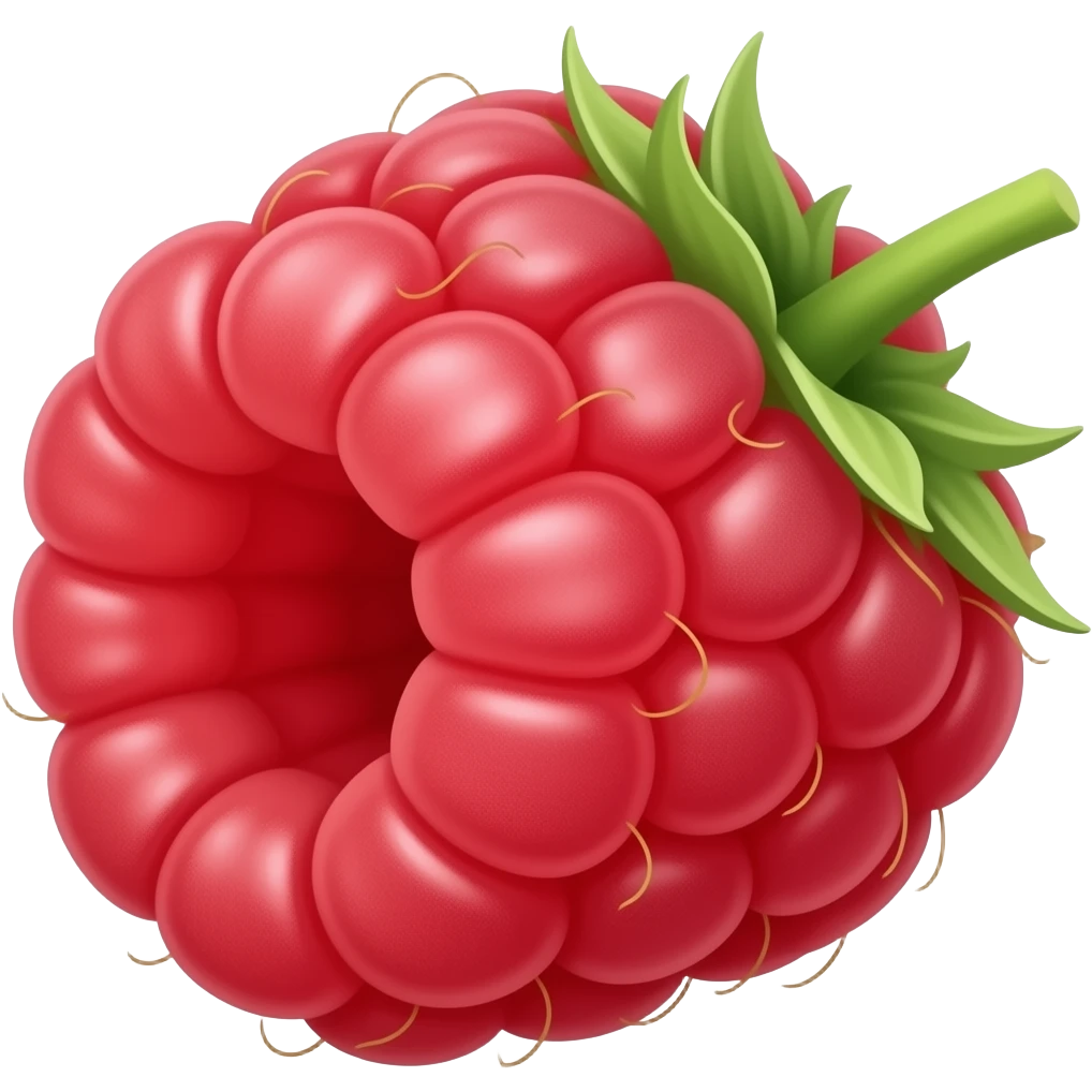 Raspberry fruit IOS Style emoji