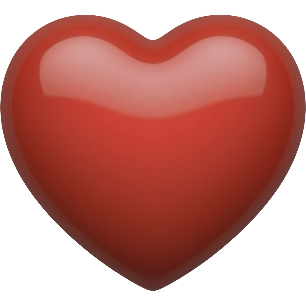 Small cherry red heart emoji