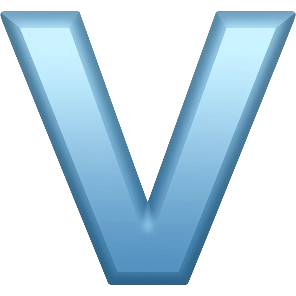 V emoji
