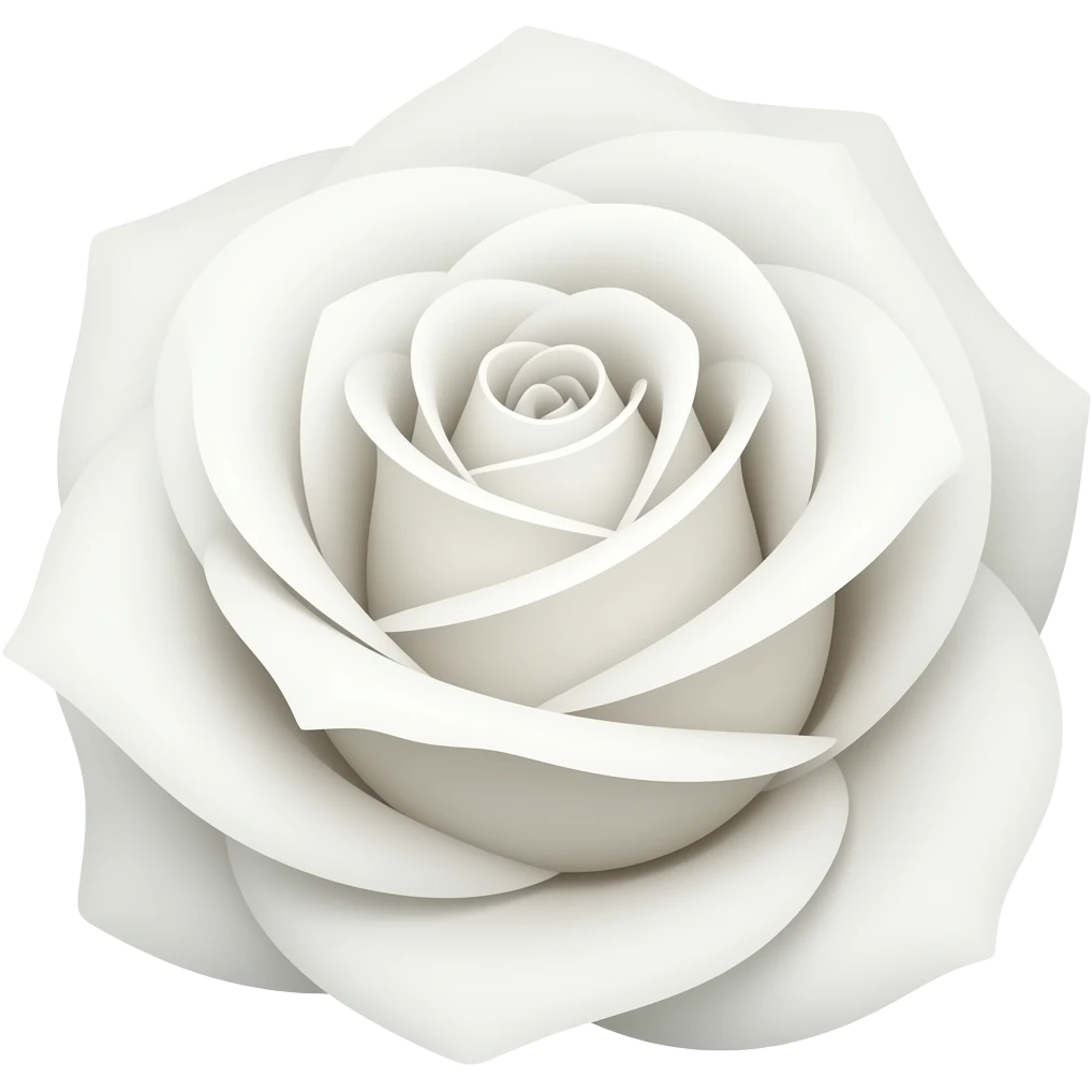 Rosa bianca emoji