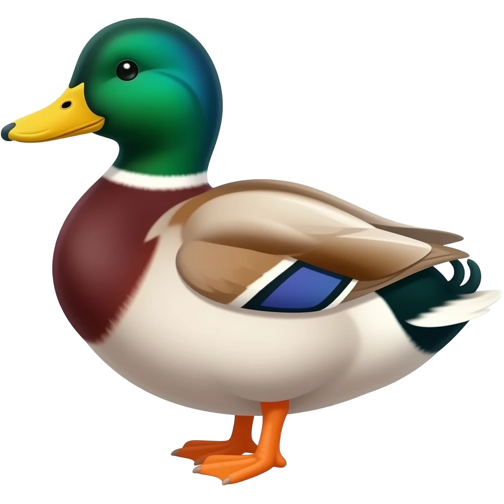 Fat duck emoji