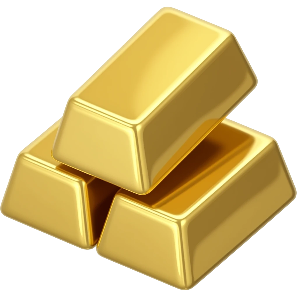 Brass Ingot bars emoji